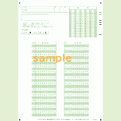 SN-0026　A4マークシート番号50問10択数字
