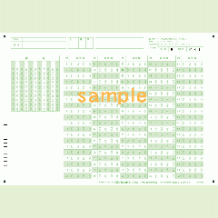 SN-0056　A4マークシート番号100問4択数字