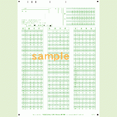 SN-0267　A4マークシート番号120問5択数字