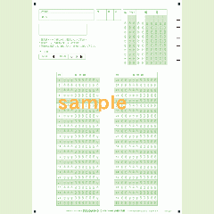 SN-0035　A4マークシート年クラス番号50問10択数字