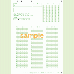 SN-0135　A4マークシート番号60問5択数字