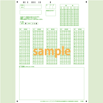 SN-0630　B4縦マーク記述混在シート100問5択番号